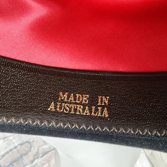 Akbura Snowy River Cowboy Hat Pure Fur Felt Size 56 Black Australia - Picture 10 of 10